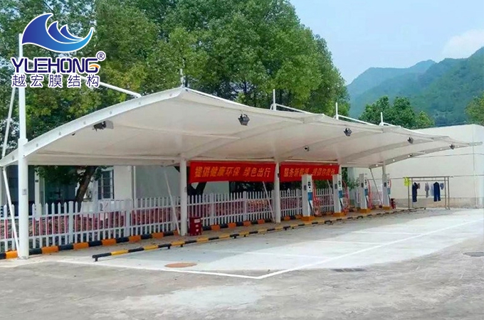 膜結(jié)構(gòu)充電樁棚