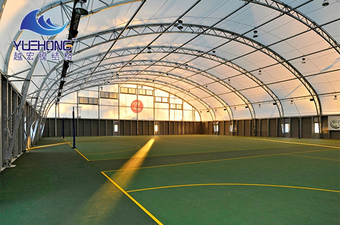 籃球場館膜結(jié)構(gòu)頂棚