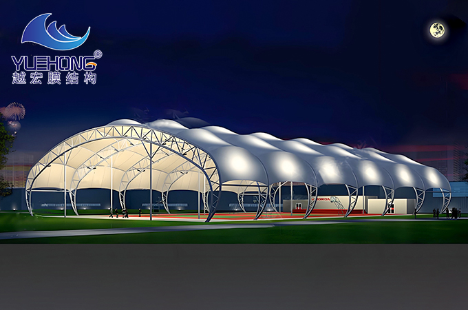 籃球場膜結(jié)構(gòu)頂棚