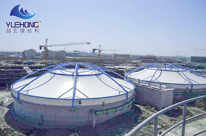 工業(yè)污水池膜結構